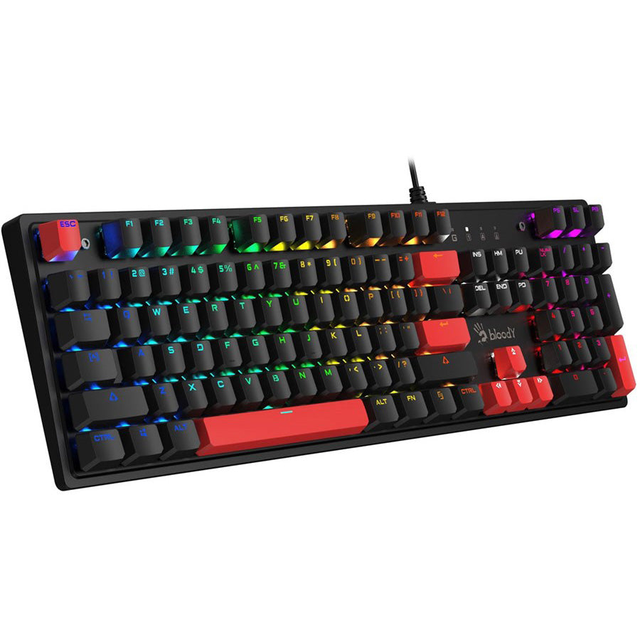 A4Tech bloody S510N Mechanical RGB Gaming Keyboard Red Linear Switch buy at a reasonable Price in Pakistan.
