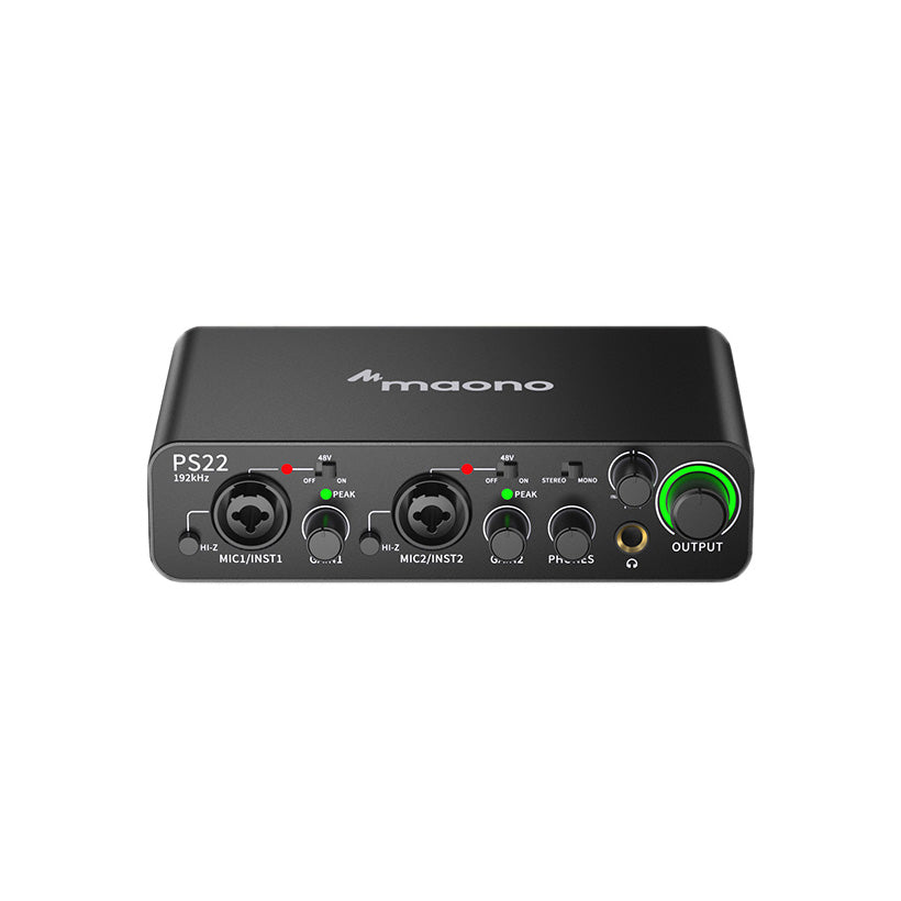Maono PS22 ProStudio 2X2 USB Audio Interface buy at a reasonable Price in Pakistan.