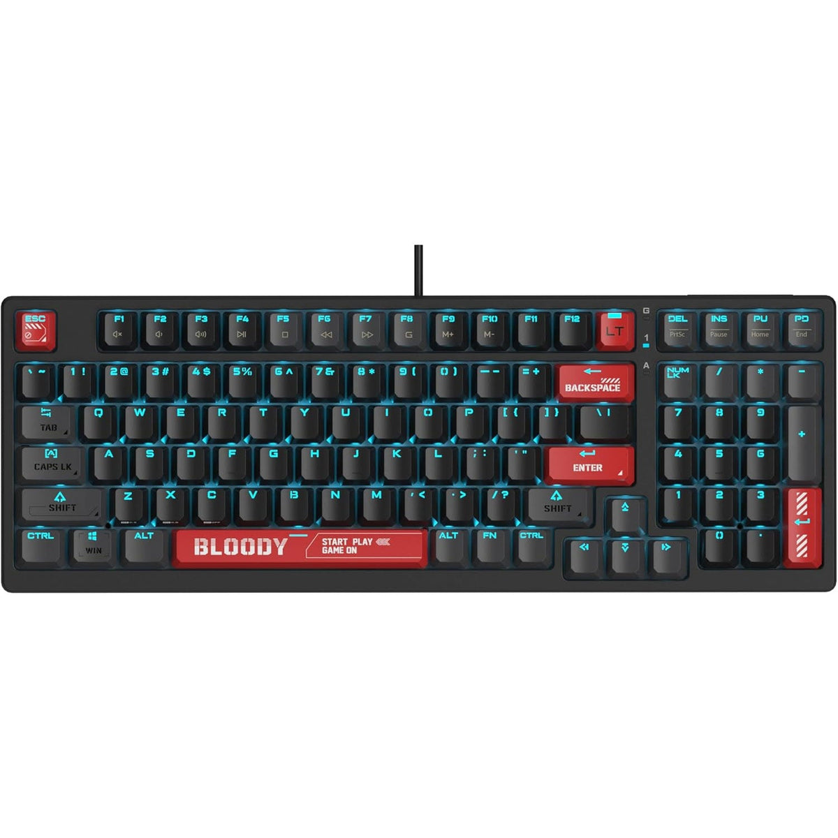Bloody AT98 Proxy Boom 98 Keys Optical Switch Adjustable Actuation Mechanical Keyboard