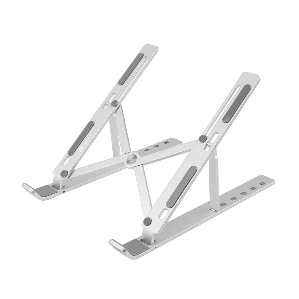 Metallic laptop stand