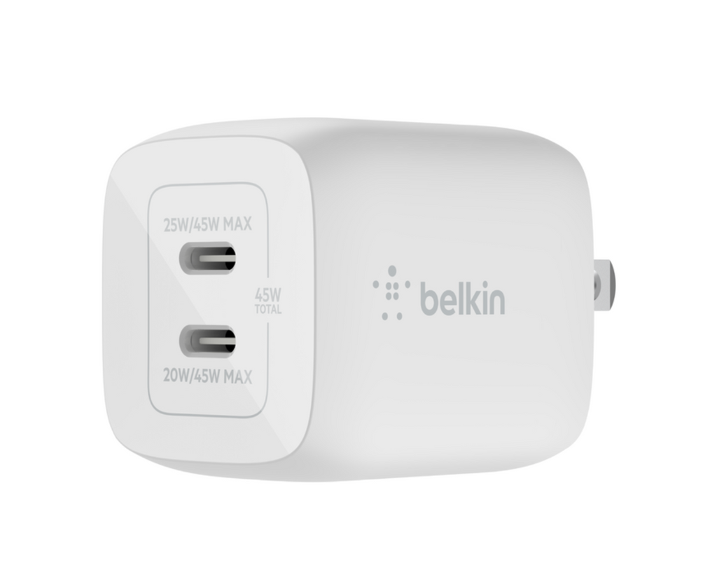 Belkin Boost Charge Pro Dual Type C Charger 45W White buy at a best Price in Pakistan.