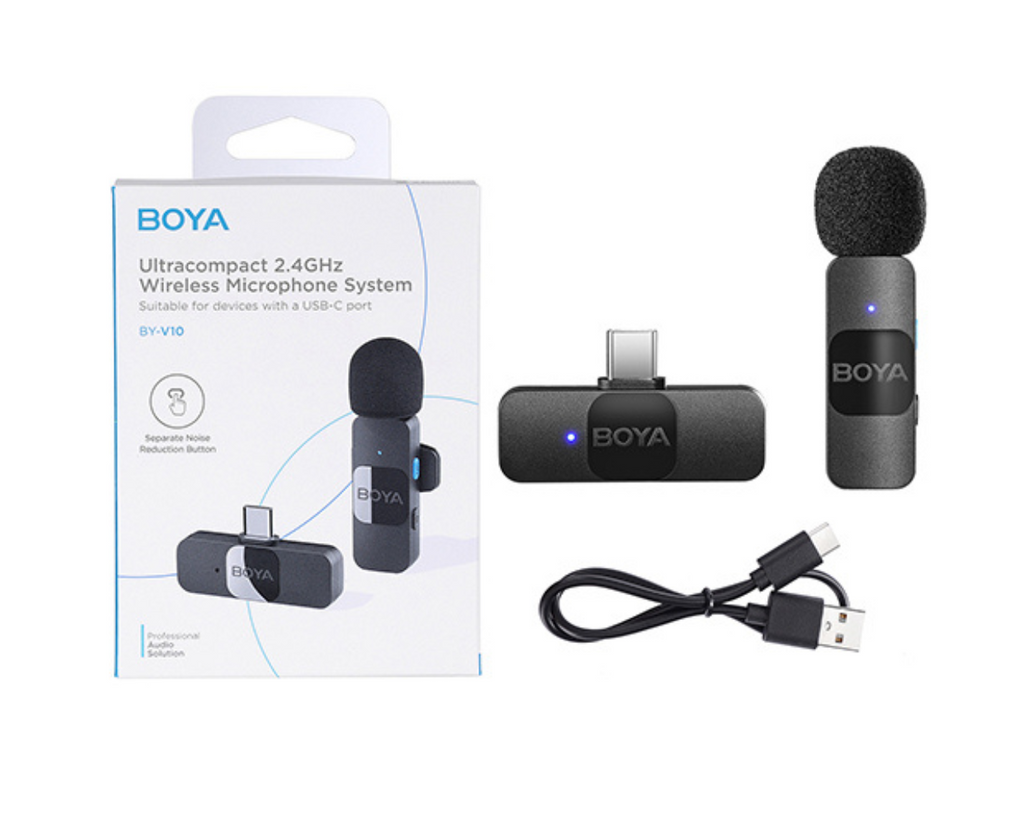 Boya BY-V10 Wireless Microphones System for Type C buy at best Price in Pakistan