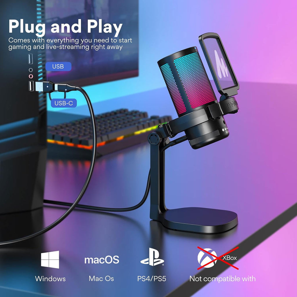 Maono DGM20 Gaming USB Microphone Black now available at best Price in Pakistan.