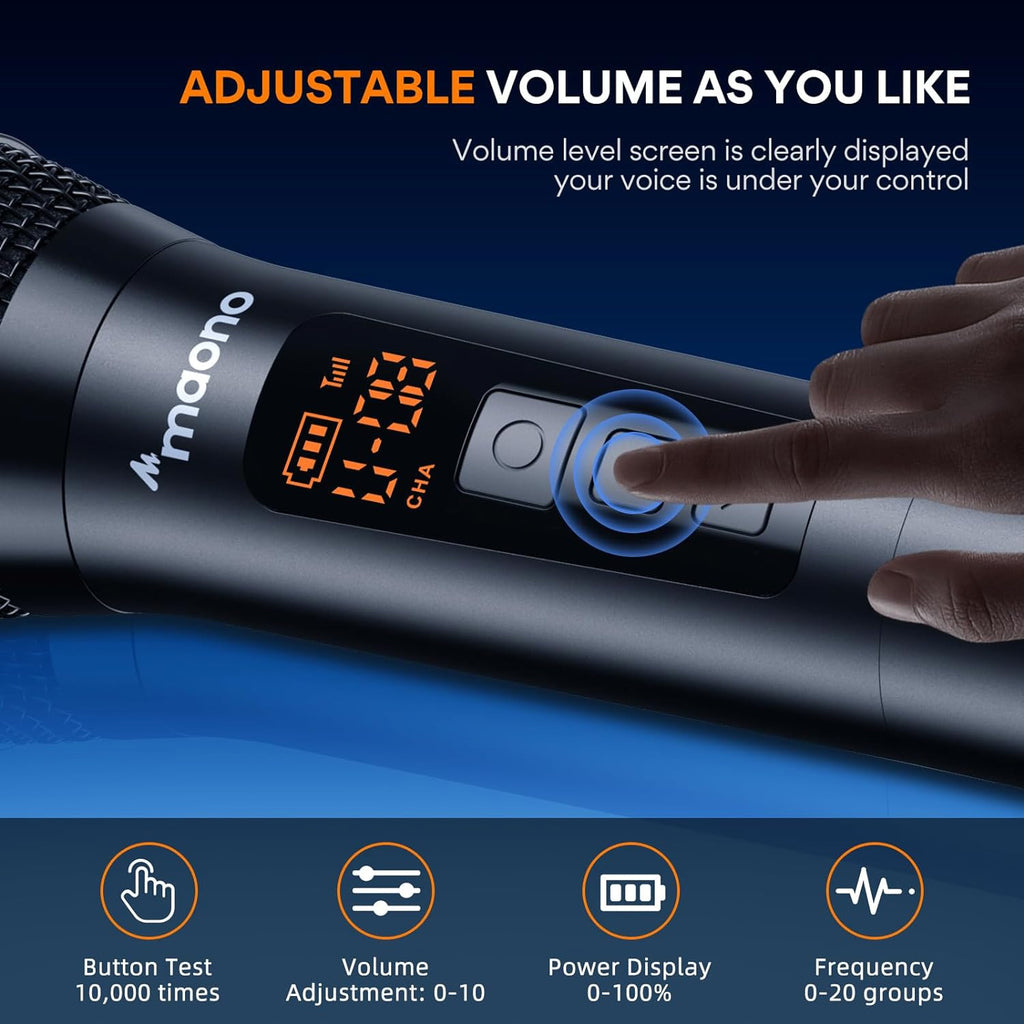 Maono WM760 A1 Handheld Wireless Microphone Black available in Pakistan.