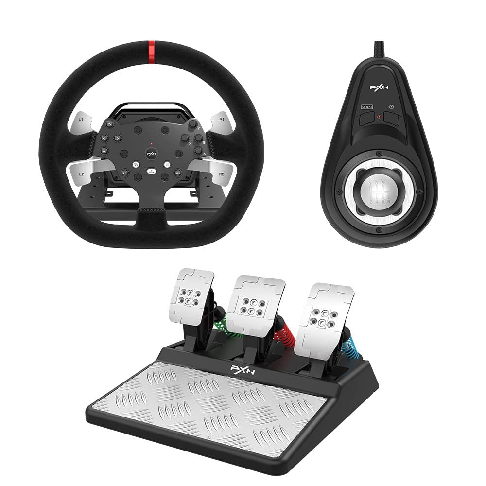PXN V10 3 in 1 Gaming Wheel + Shifter + Pedals available in Pakistan.