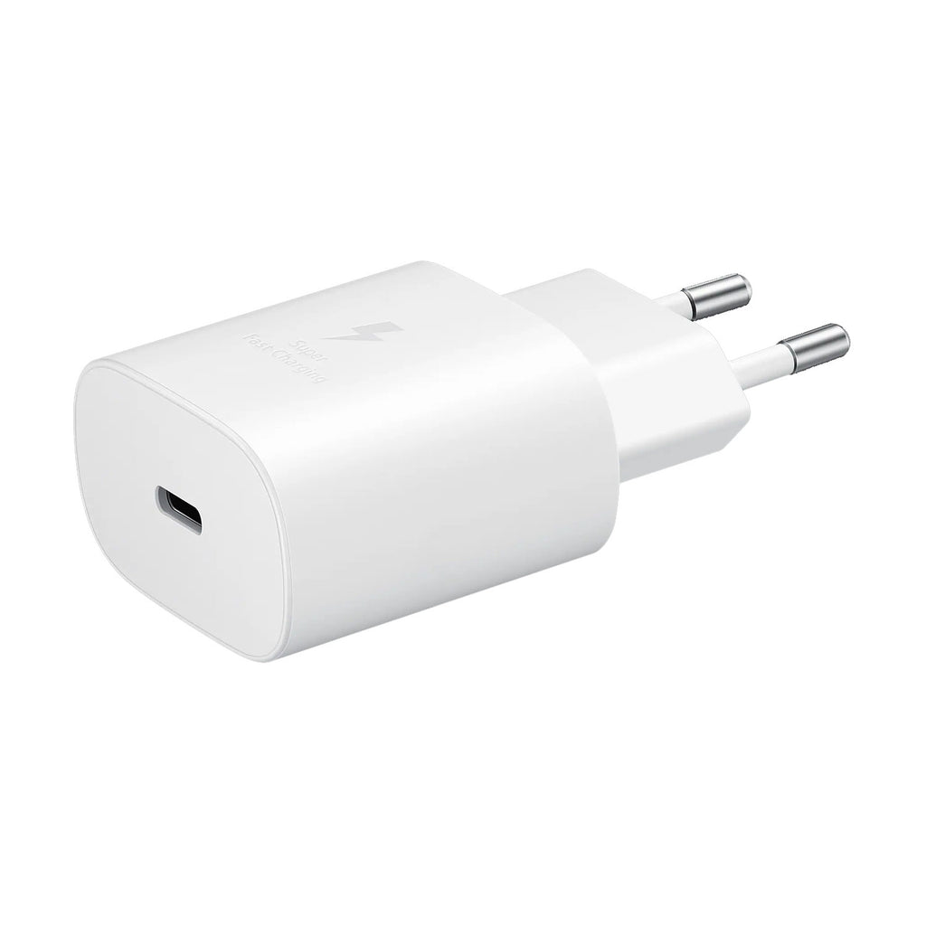 Samsung Type C Wall Charger 25W with Cable 2 Pin White buy at best Price in Pakistan.