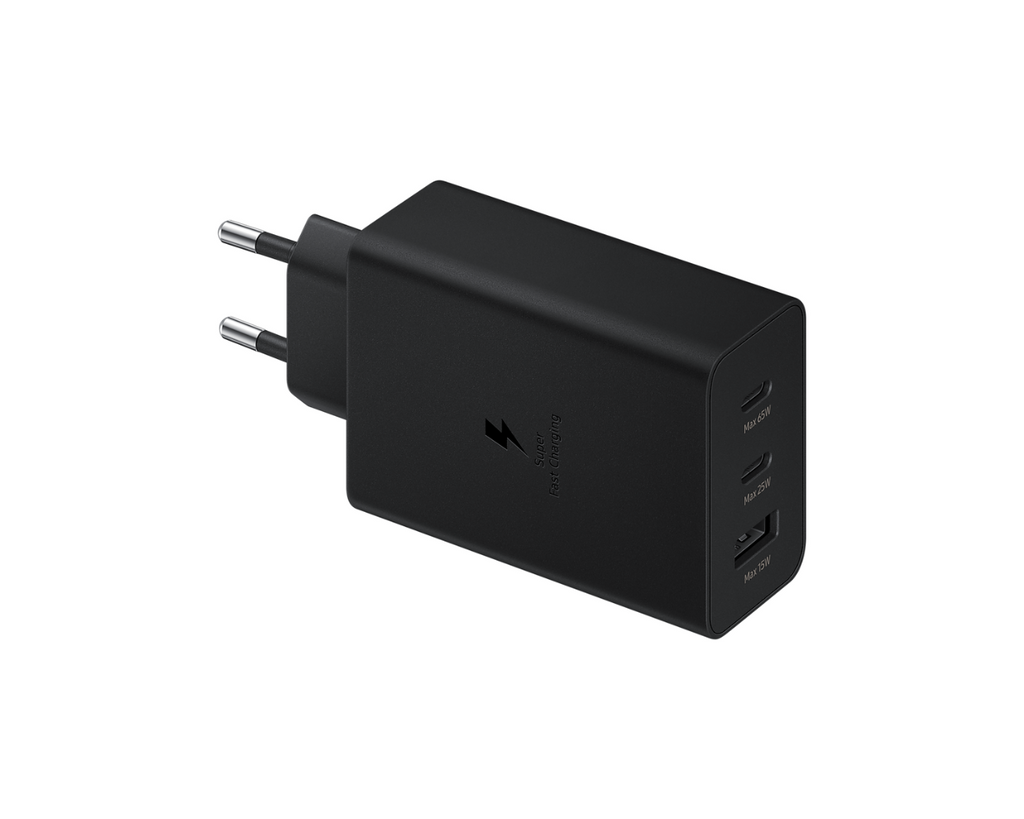 Samsung Power Adapter Trio 65W 3 Pin Black buy at a reasonable Price in Pakistan.
