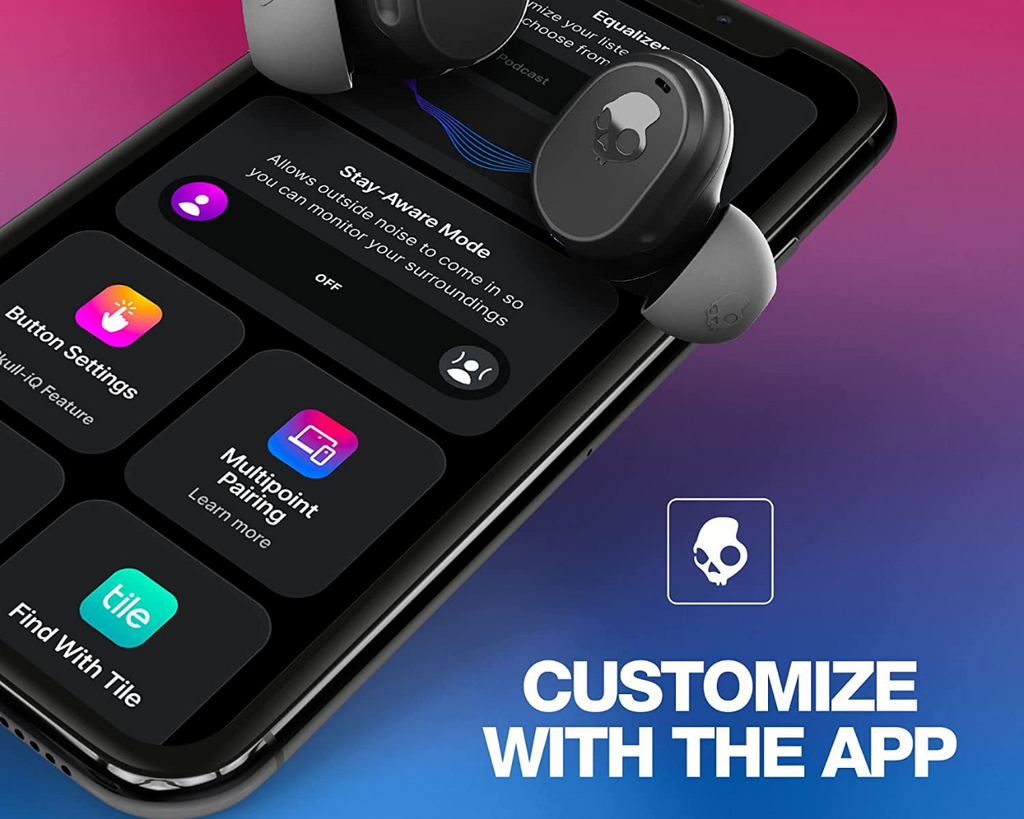 Skullcandy Mod Bluetooth Earbuds Black buy at best Price in Pakistan.