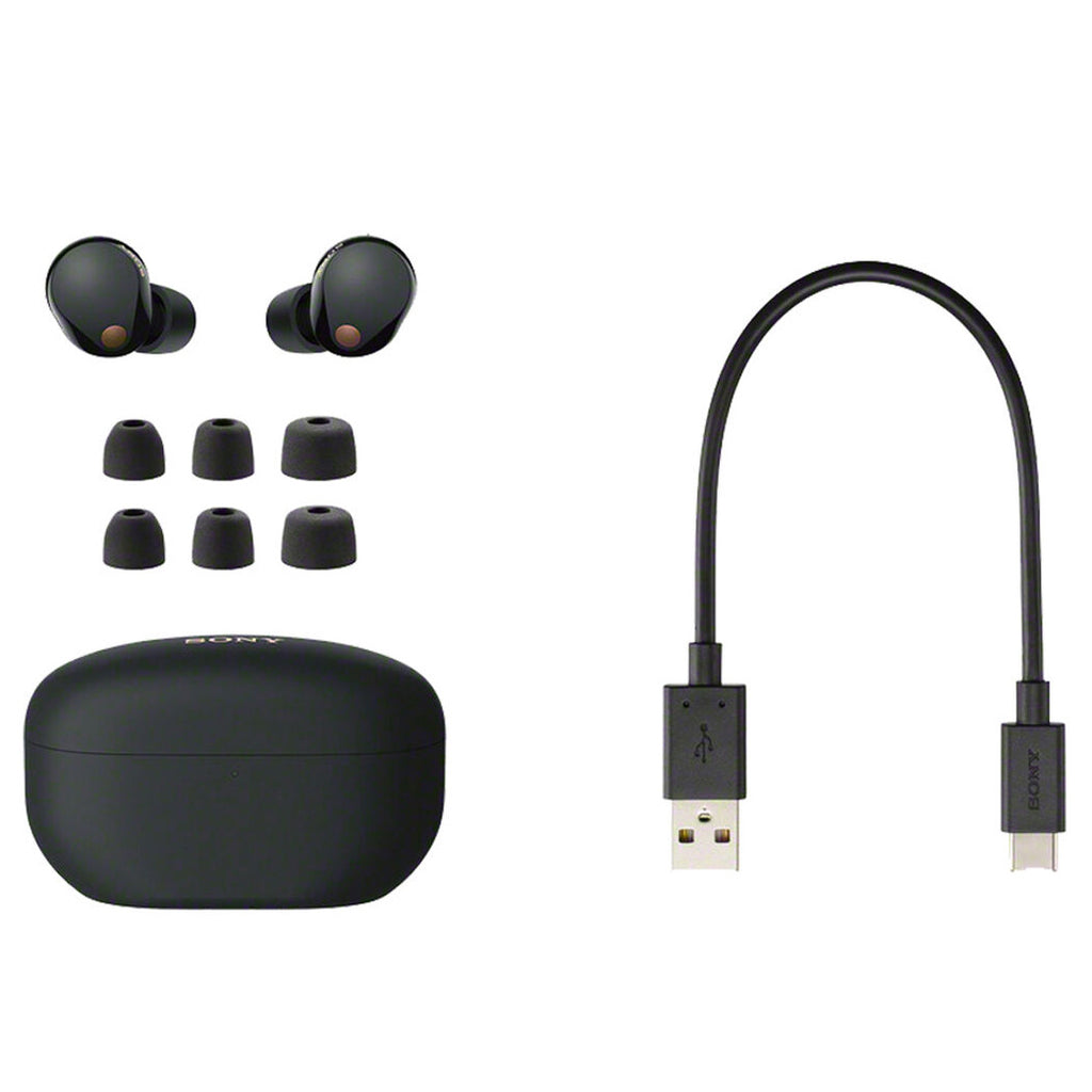 Sony WF-1000XM5 Bluetooth Buds Black box pack at the best price in Pakistan.
