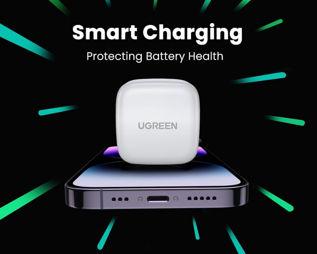 UGREEN 20W Type C PD Fast Charger White 60451 in Pakistan.
