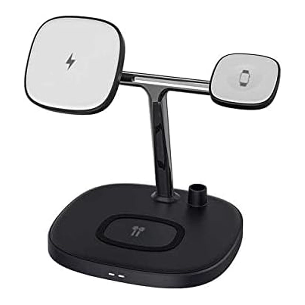 WiWU Power Air 4 in 1 Wireless Charger 15W Black M8 available in Pakistan.