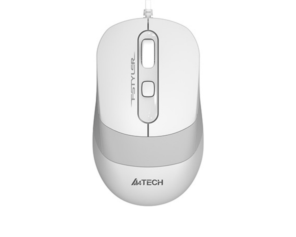 Ae4Tech FM10 Fstyler USB Mouse Grey White in Pakistan