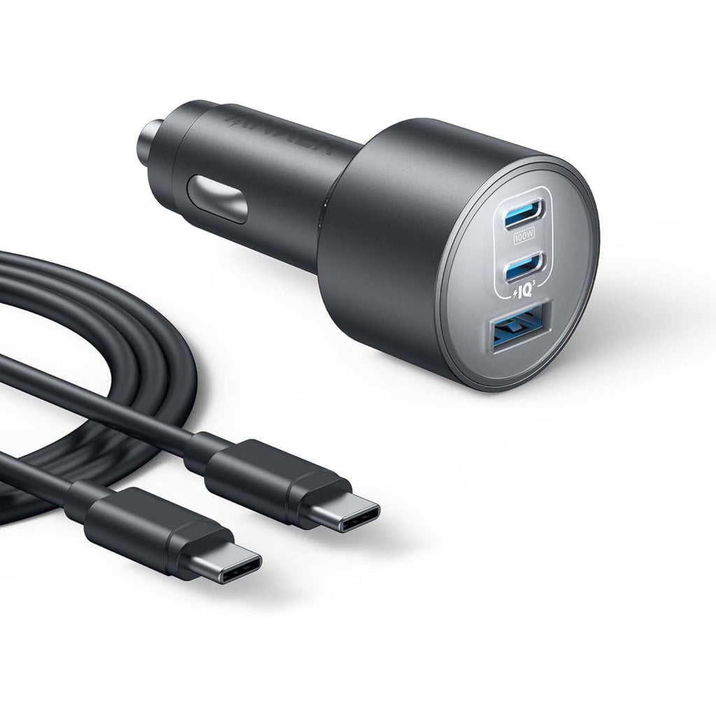 Anker Nano 3 Port Car Charger with Type C Cable 167.5W  buy at a reasonable Price in Pakistan