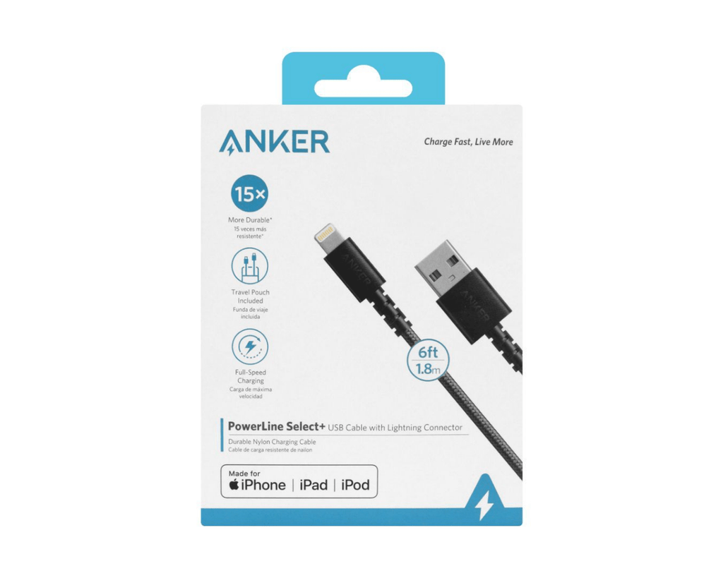 Anker PowerLine Select+ USB to Lightning Cable - Al Hamd Tech