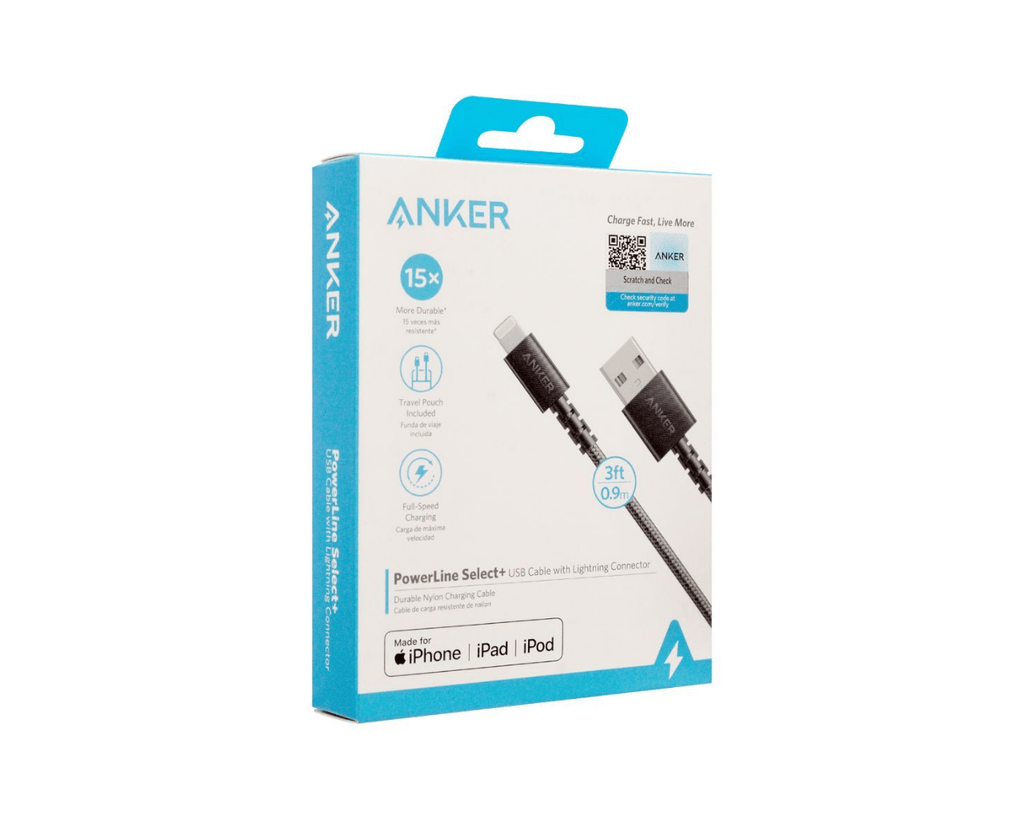 Anker PowerLine Select+ USB to Lightning Cable - Al Hamd Tech