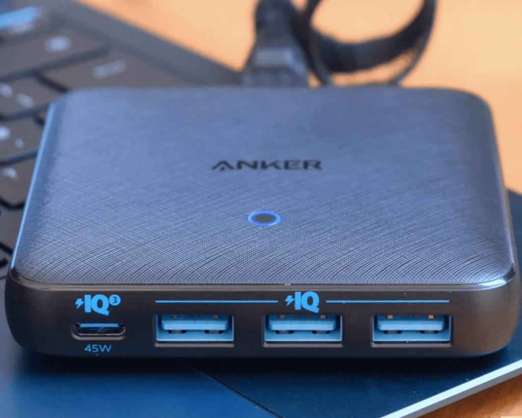 Anker Slim Size Huge PowerPort Atom III (Four Ports) 65W - Al Hamd Tech