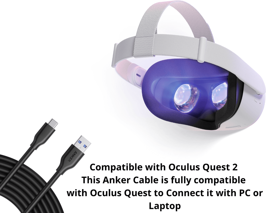 Anker USB to Type C Cable for Oculus Quest 3M - Al Hamd Tech