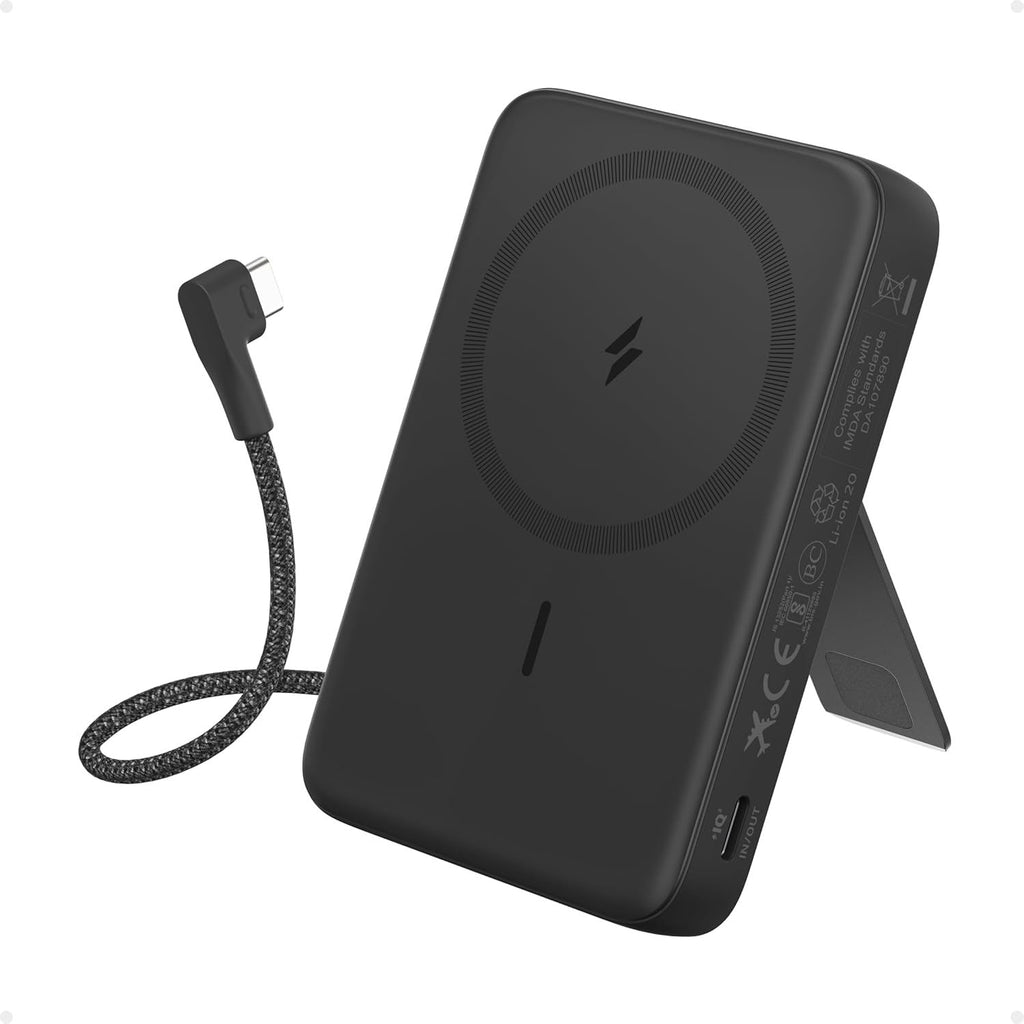 Anker Zolo 10000 mAh Magnetic Power Bank with Stand & Built in Cable available in Pakistan