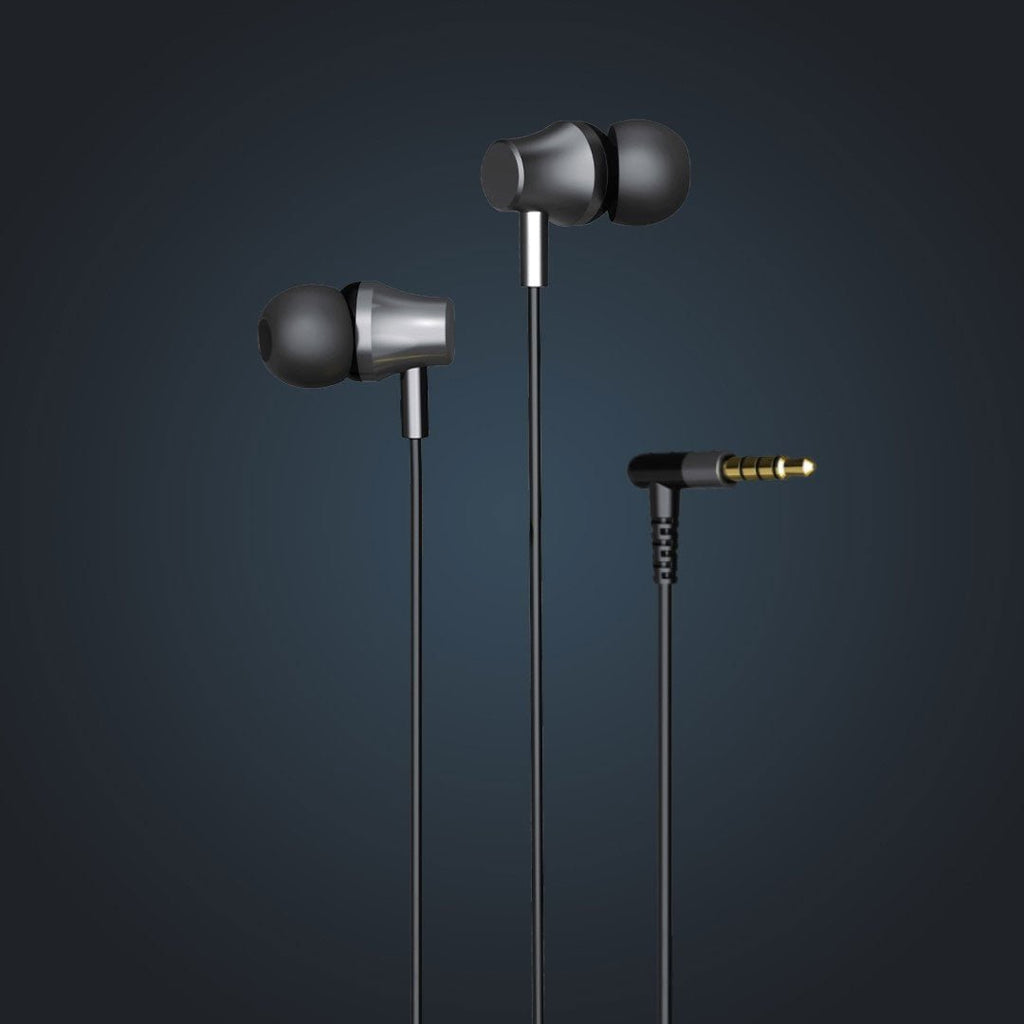 Awaaz Vibe 3.5mm Earphones Black AV001 - Al Hamd Tech