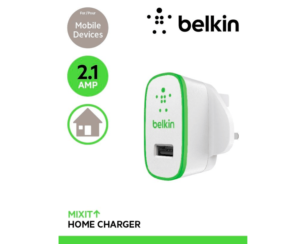 Belkin 2.1 AMP MIXIT USB Charger - White - Al Hamd Tech