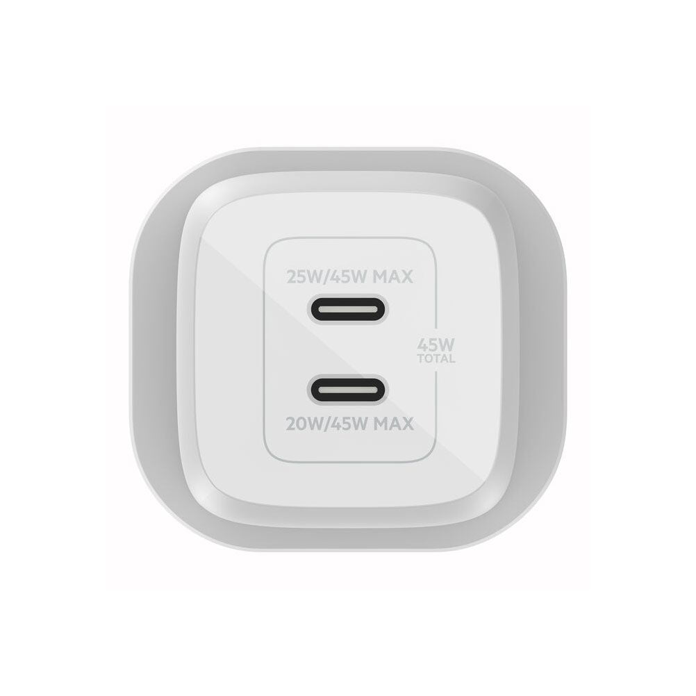 Belkin Boost Charge Pro Dual Type C Charger 45W White get at best price in Pakistan