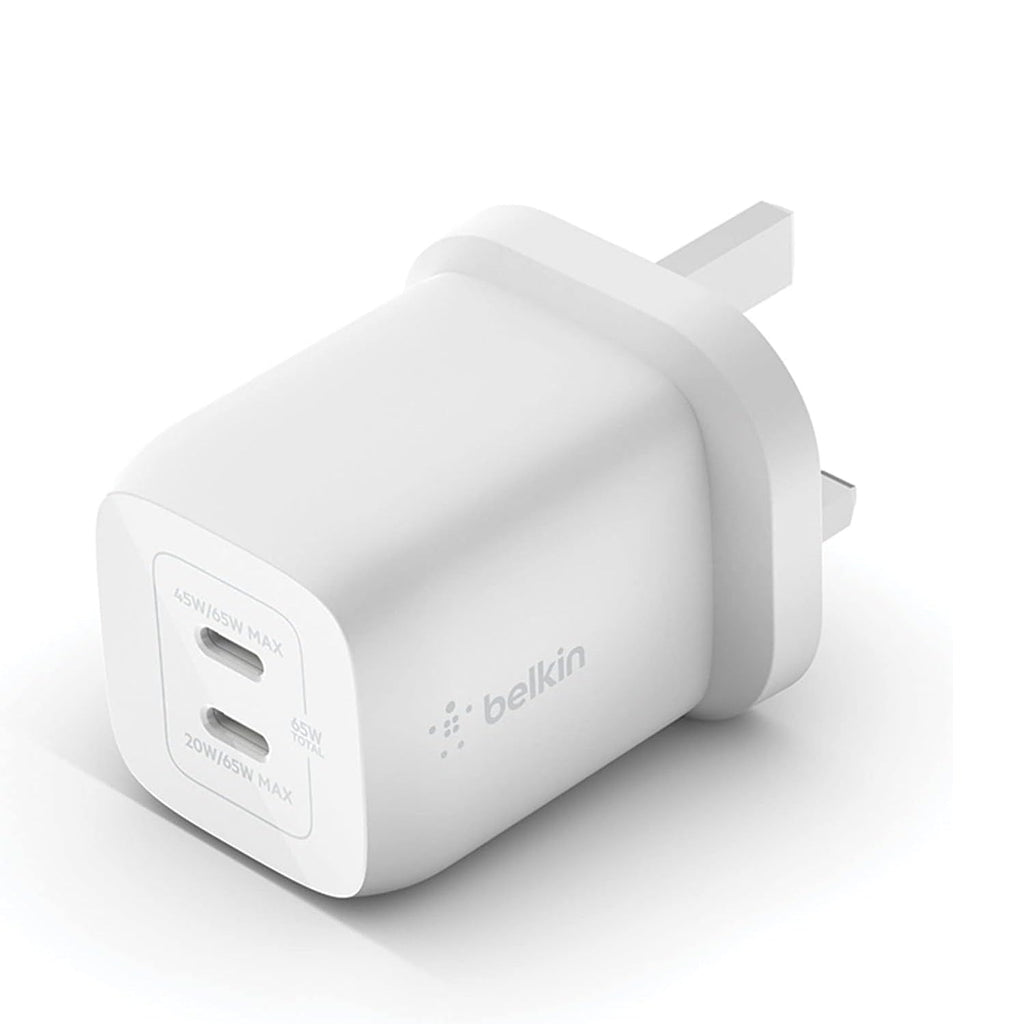 Belkin Boost Charge Pro Dual Type C Wall Charger 65W buy at a reasonable Price in Pakistan.