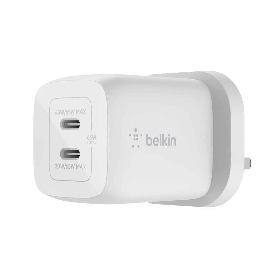 Belkin Boost Charge Pro Dual Type C Wall Charger 65W available in Pakistan.