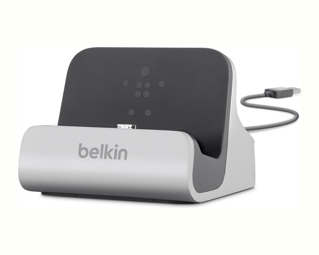 Belkin PowerHouse Micro USB Dock Silver - Al Hamd Tech