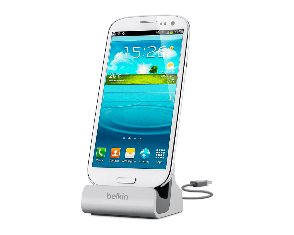 Belkin PowerHouse Micro USB Dock Silver - Al Hamd Tech