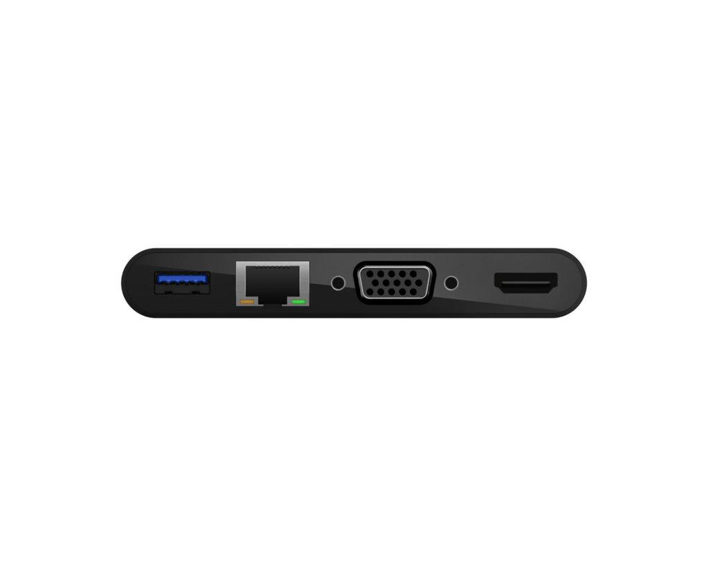 Belkin USB - C Multimedia Adapter (USB - C Hub w/VGA, 4K HDMI, USB 3.0, Ethernet Ports) - Al Hamd Tech