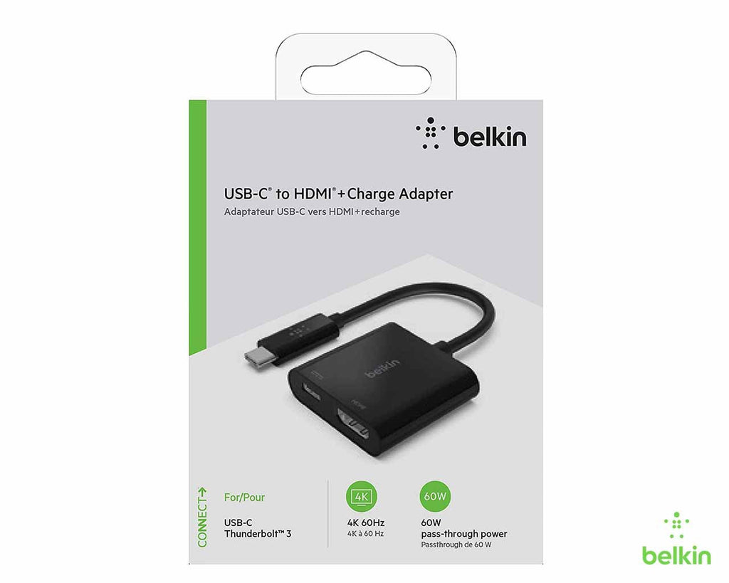 Belkin USB - C to HDMI + Charge Adapter - Al Hamd Tech