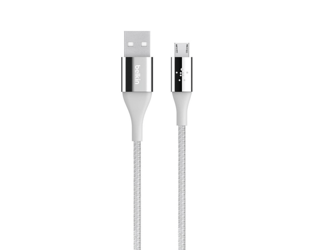 Belkin USB to Micro Braded Cable 1.2M White - Al Hamd Tech