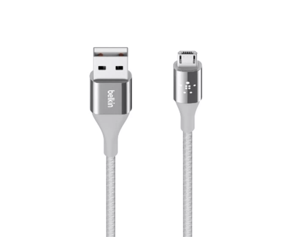 Belkin USB to Micro Braded Cable 1.2M White - Al Hamd Tech