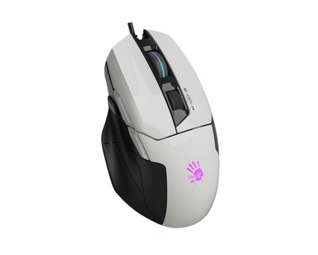 Bloody W70 Max White Gaming Mouse available in Pakistan