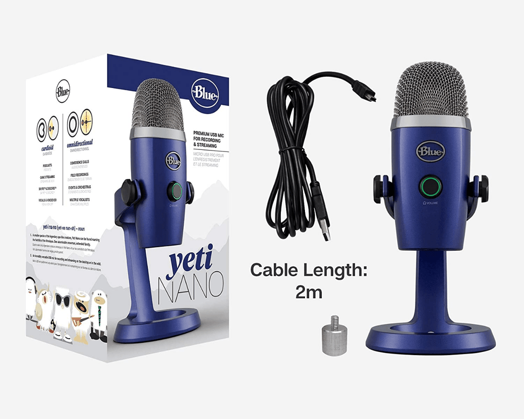 Blue Yeti Nano Premium USB Mic - Al Hamd Tech