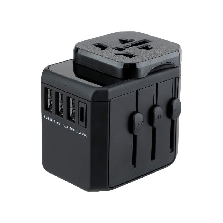 blupebble Passport One World Travel Adapter available in Pakistan.