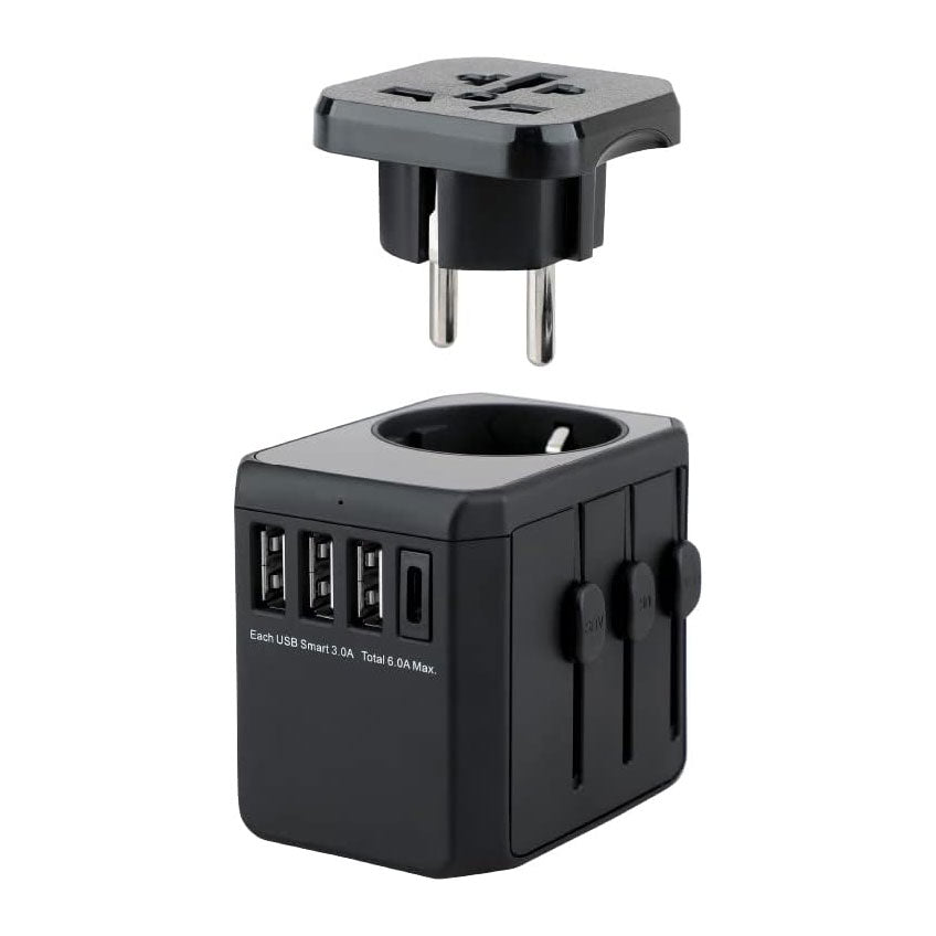 blupebble Passport One World Travel Adapter buy at a reasonable Price in Pakistan.