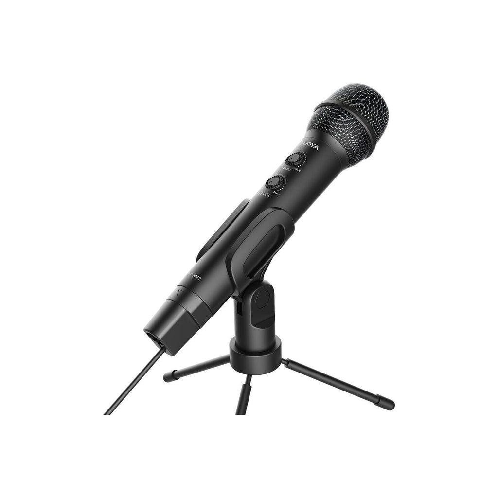 BOYA BY-HM2 Digital Handheld Microphone for iP + Type C + USB A available in Pakistan