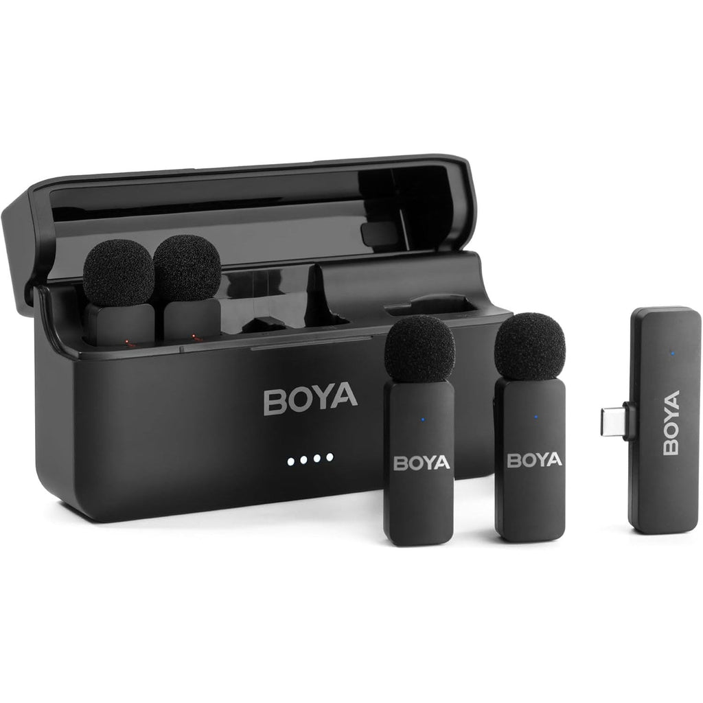 Boya BY-V4U Four Channel Wireless Microphone System available in Pakistan