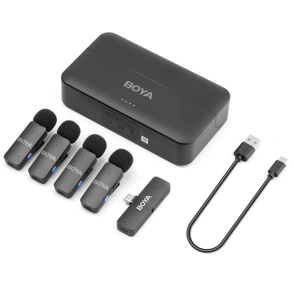 Boya BY-V4U Four Channel Wireless Microphone System buy at a reasonable Price in Pakistan