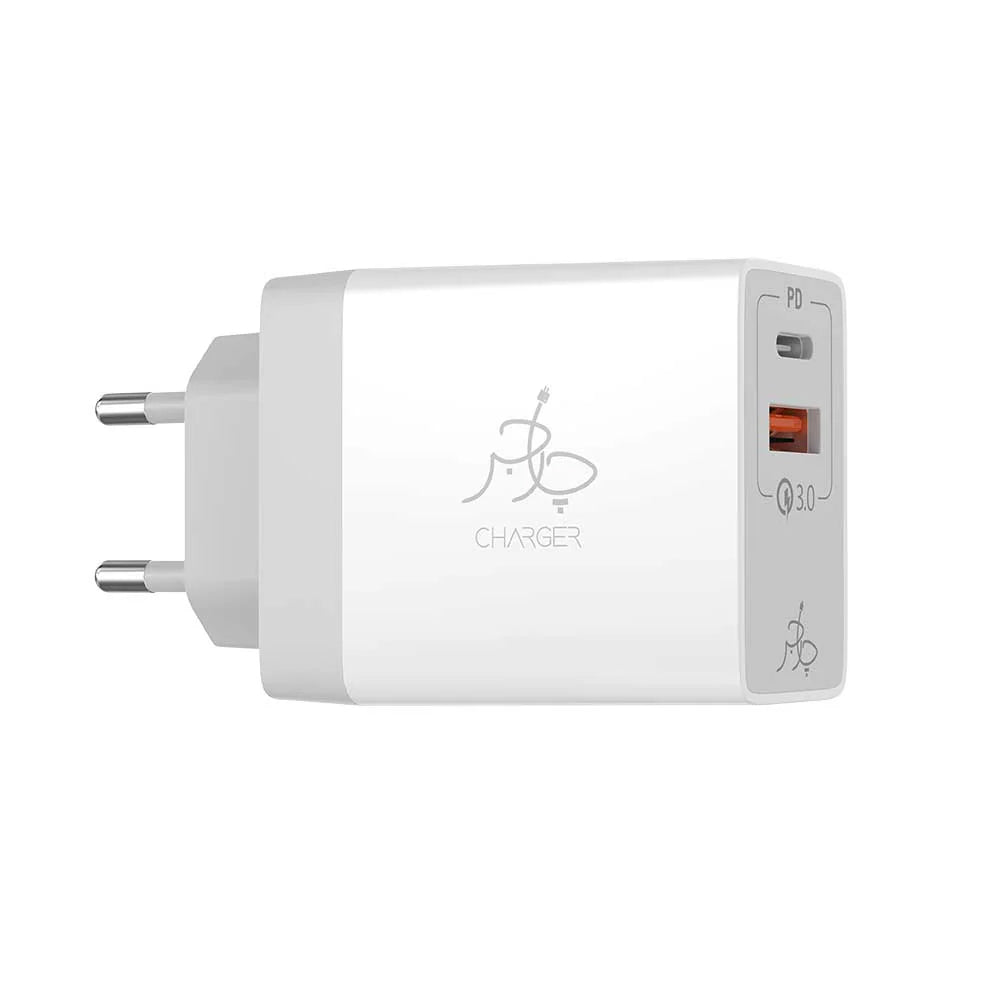 Charger Fusion Dual Boost Wall Charger 36W White - Al Hamd Tech