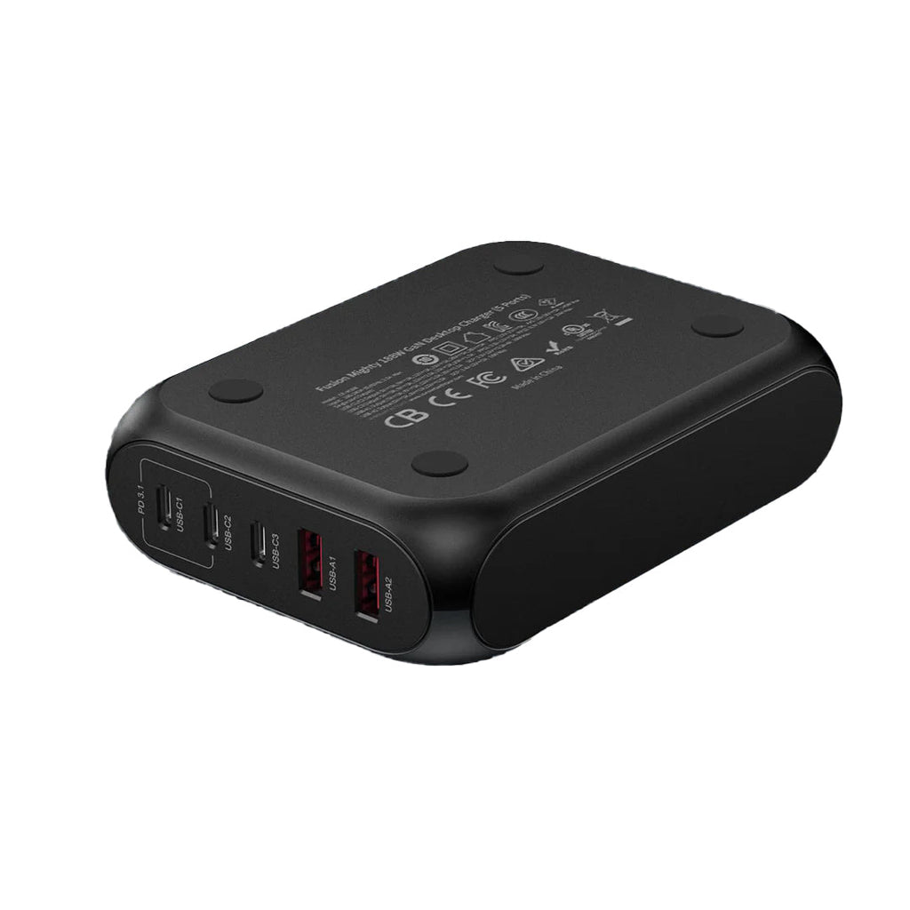 Charger Fusion Mighty GaN 5 Port Desktop Charger 188W - Al Hamd Tech