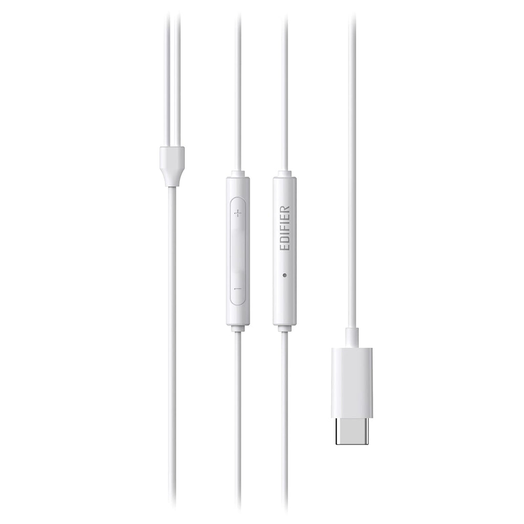 Edifier P180 Type C Wired Earphones White - Al Hamd Tech