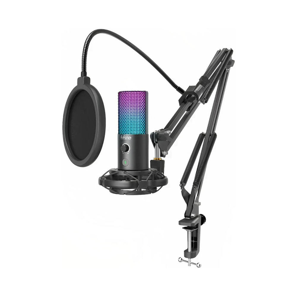 Fifine T669 Pro 3 RGB Gaming Microphone Bundle - Al Hamd Tech