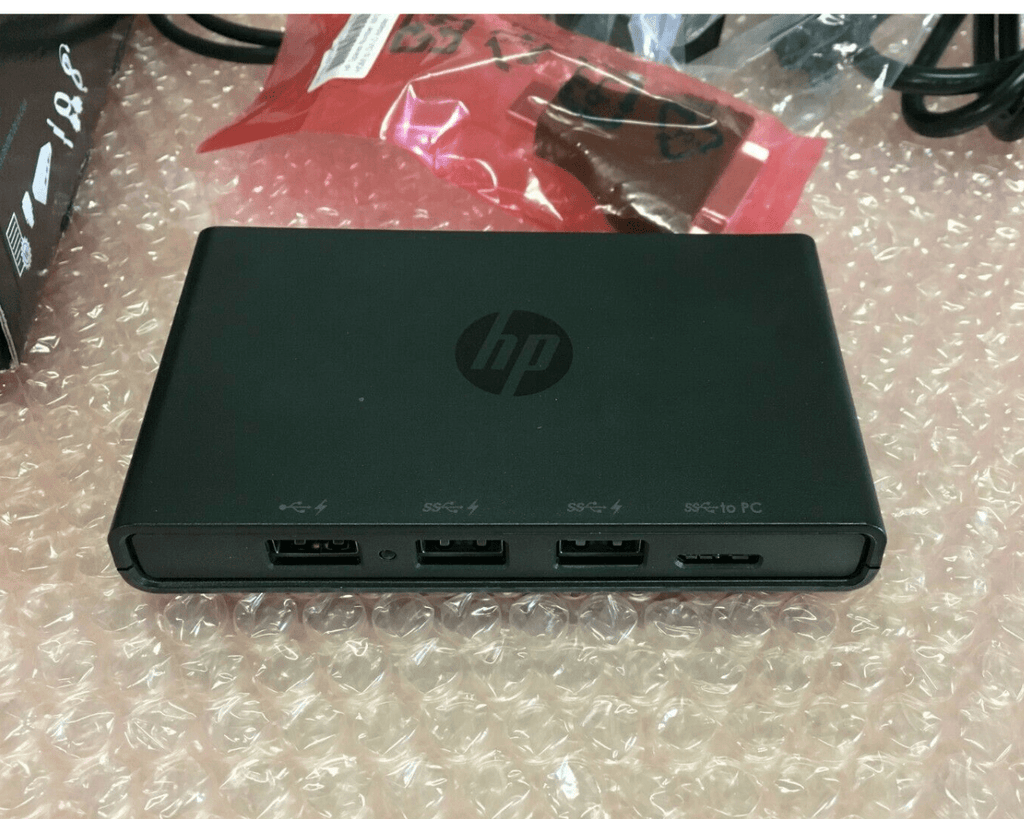 HP 3001pr USB 3.0 Port Replicator Docking station VGA, HDMI - Al Hamd Tech