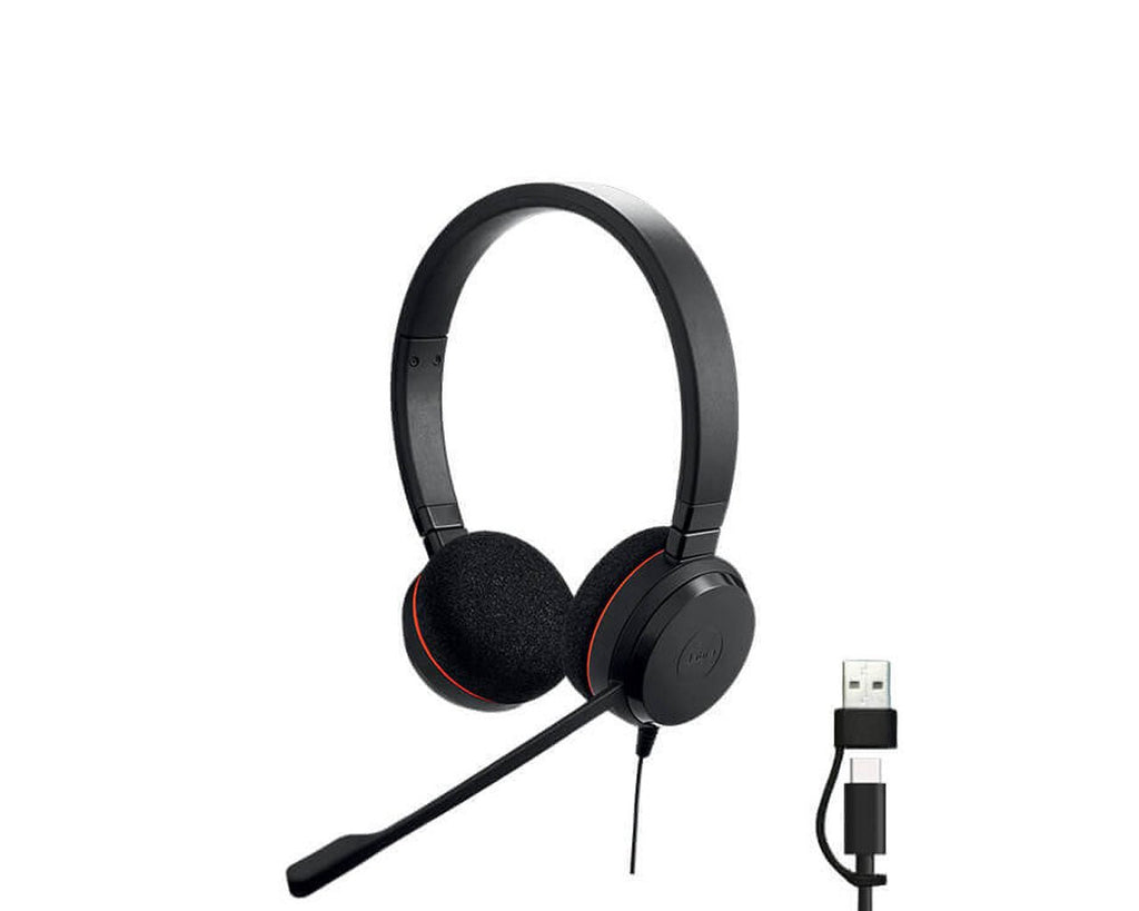 Jabra Evolve 20 Stereo Type C to USB A Wired Headset in Pakistan