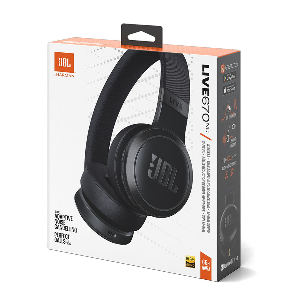 JBL Live 670NC Bluetooth Headphones Black available in Pakistan.