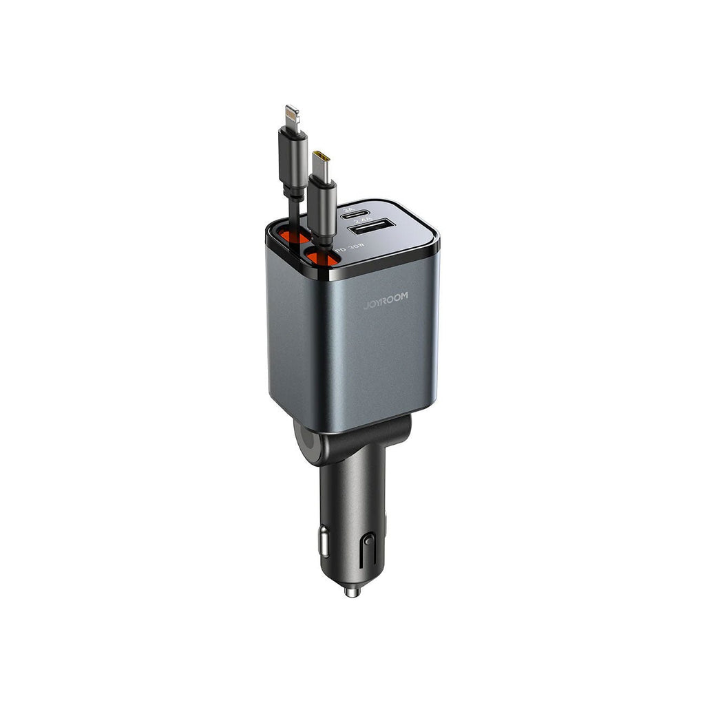 Joyroom 4 in 1 Retractable Car Charger 50W buy at a reasonable Price in Pakistan