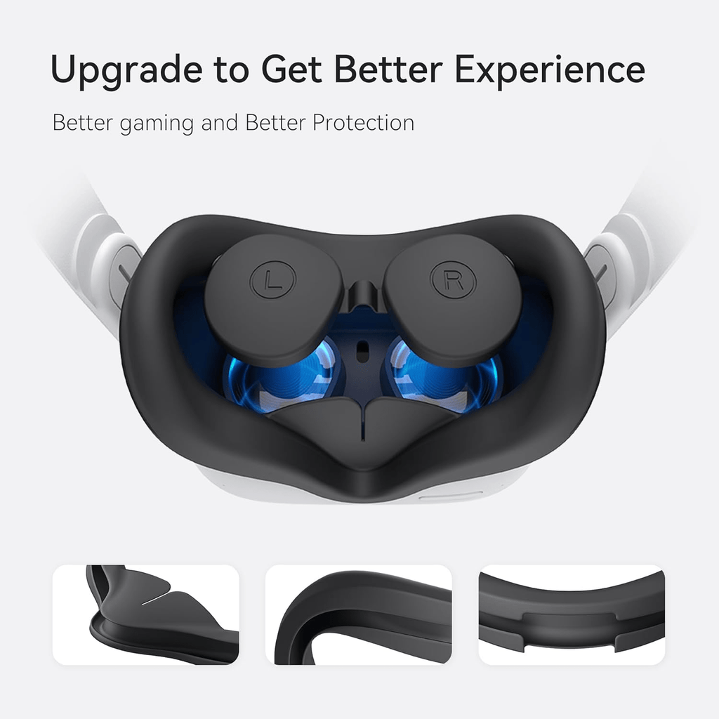 KIWI design Face Pad Cover & Lens Cover for Oculus Quest 2 Black available in Pakistan.