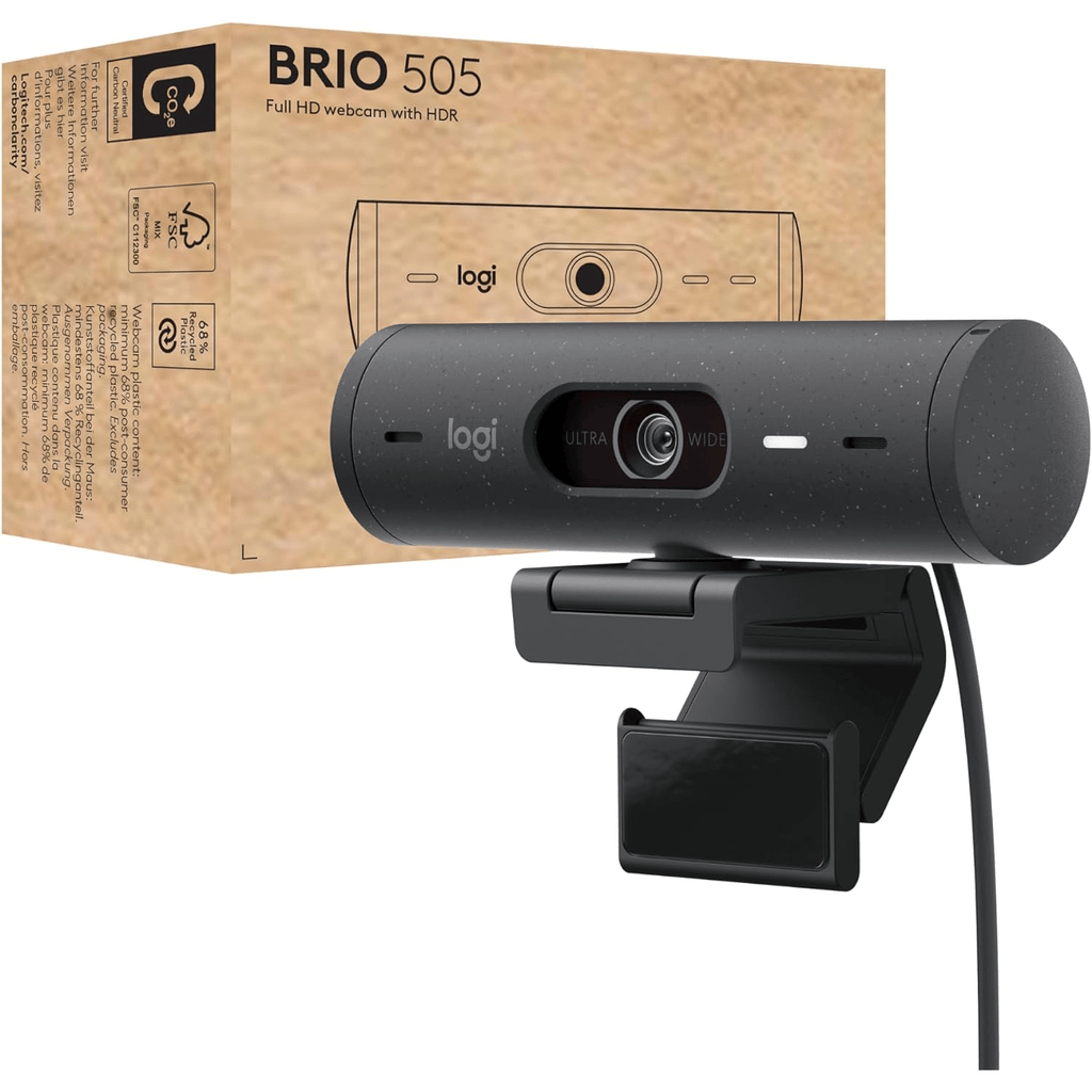 Logitech Brio 505 HD Business Webcam - Al Hamd Tech